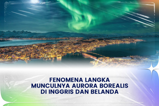 Fenomena Langka Munculnya Aurora Borealis Di Inggris Dan Belanda