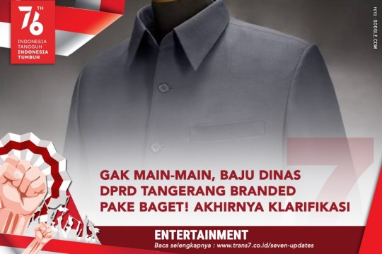 Gak Main-Main Baju Dinas DPRD Tangerang Branded Pake Banget, Akhirnya Bikin Klarifikasi