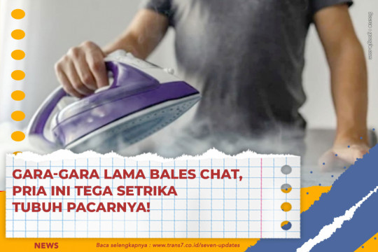 Gara-Gara Lama Bales Chat, Pria Ini Tega Setrika Tubuh Pacarnya!