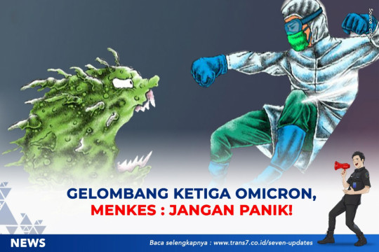 Gelombang Ketiga Omicron, Menkes: Jangan Panik!