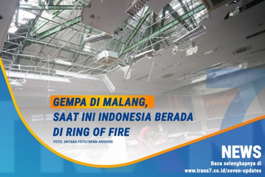 Gempa Di Malang, Saat Ini Indonesia Berada Di Ring Of Fire