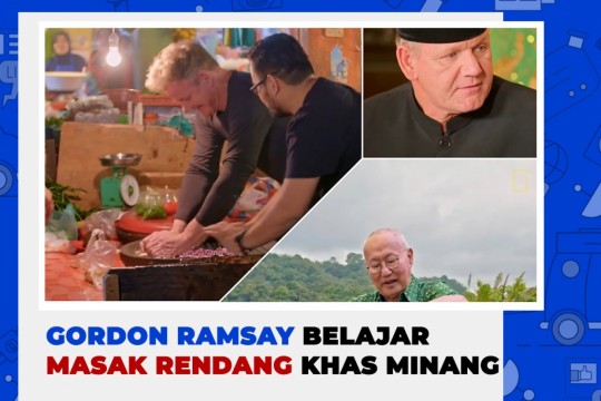 Gordon Ramsay Belajar Masak Rendang Khas Minang