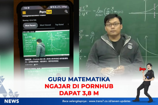 Guru Matematika Ngajar Di Pornhub Dapat Rp. 3.8 M