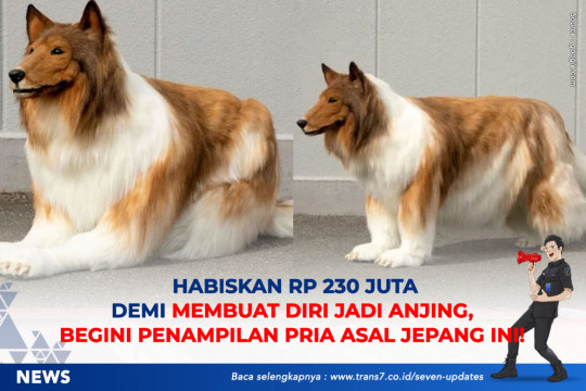 Habiskan Rp 230 Juta Demi Membuat Diri Jadi Anjing, Begini Penampilan Pria Asal Jepang Ini!
