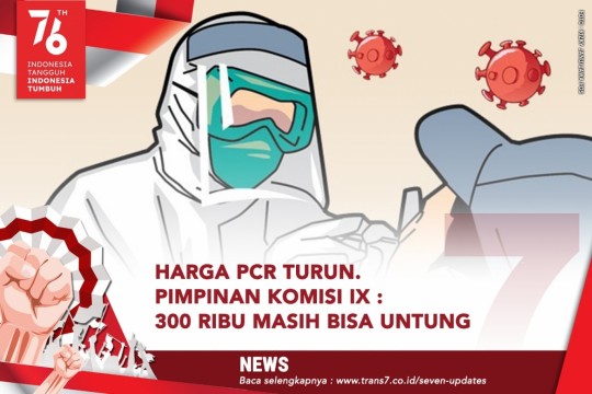 Harga PCR Turun, Pimpinan Komisi IX: Rp300rb Masih Bisa Untung
