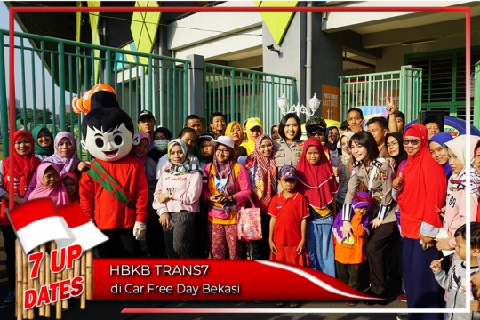 Hari Bebas Kendaraan Bermotor Bersama TRANS7 Di Car Free Day Bekasi