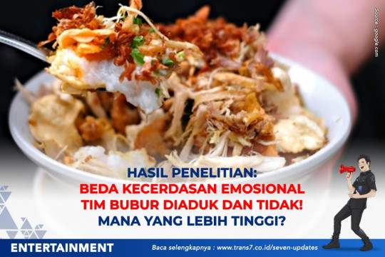 Hasil Penelitian: Beda Kecerdasan Emosional Tim Bubur Diaduk Dan Tidak. Mana Yang Lebih Tinggi?