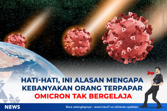 Hati-Hati, Ini Alasan Mengapa Kebanyakan Orang Terpapar Omicron Tak Bergelaja