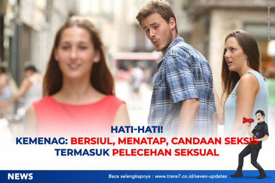 Hati-hati! Kemenag: Bersiul, Menatap, Candaan Seksis Termasuk Pelecehan Seksual
