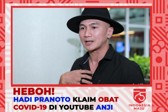 Heboh! Hadi Pranoto Klaim Obat Covid-19 Di YouTube Anji