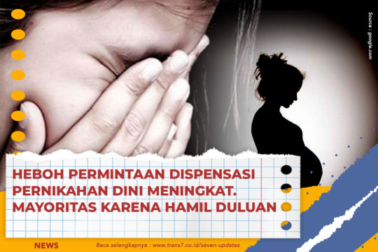 Heboh Permintaan Dispensasi Pernikahan Dini Meningkat. Mayoritas Karena Hamil Duluan