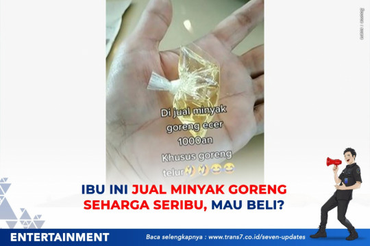 Ibu Ini Jual Minyak Goreng Seharga Rp1 Ribu, Mau Beli?