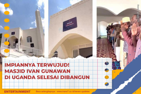 Impiannya Terwujud! Masjid Ivan Gunawan di Uganda Selesai Dibangun