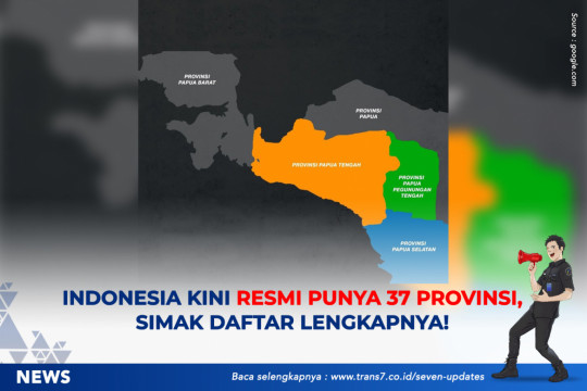 Indonesia Kini Resmi Punya 37 Provinsi, Simak Daftar Lengkapnya!