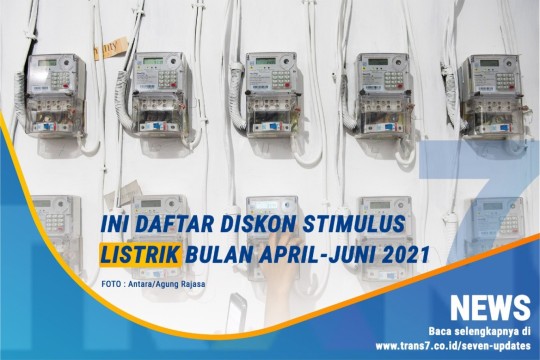 Ini Daftar Diskon Stimulus Listrik Bulan April-Juni 2021