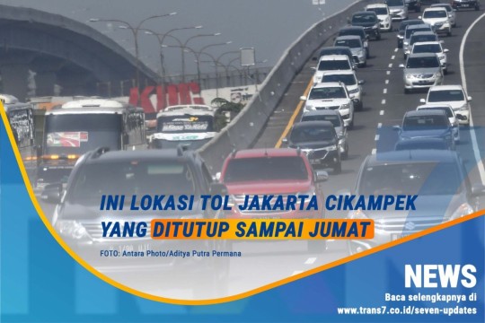 Ini Lokasi Tol Jakarta-Cikampek Yang Ditutup Sampai Jumat