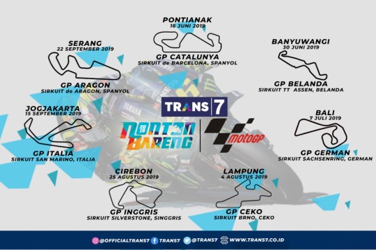 Jadwal Nonton Bareng MotoGP 2019!