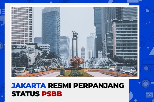 Jakarta Resmi Memperpanjang Status PSBB!