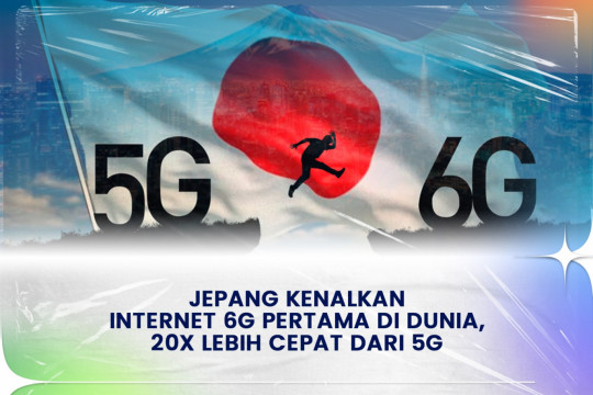 Jepang Kenalkan Internet 6G Pertama Di Dunia, 20x Lebih Cepat Dari 5G