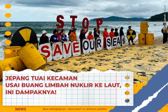 Jepang Tuai Kecaman Usai Buang Limbah Nuklir Ke Laut, Ini Dampaknya!
