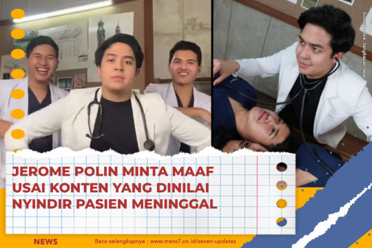 Jerome Polin Minta Maaf Usai Konten Yang Dinilai Nyindir Pasien Meninggal