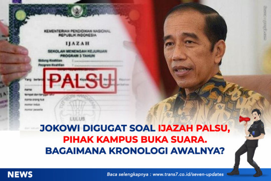 Jokowi Digugat Soal Ijazah Palsu, Pihak Kampus Buka Suara. Bagaimana Kronologi Awalnya?