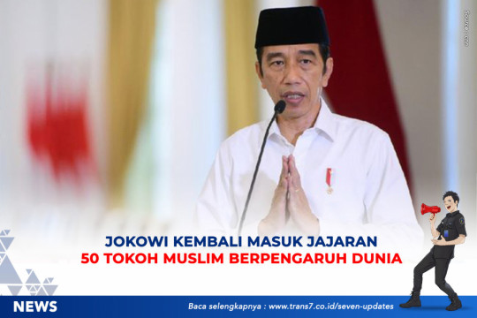Jokowi Kembali Masuk Jajaran 50 Tokoh Muslim Berpengaruh Dunia