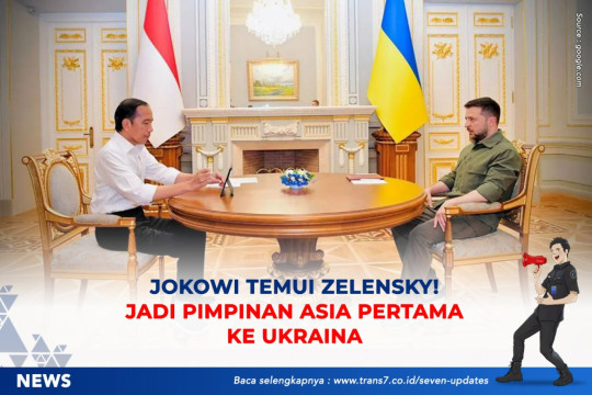 Jokowi Temui Zelensky. Jadi Pemimpin Asia Pertama Ke Ukraina