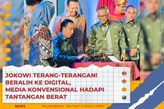 Jokowi Terang-terangan! Beralih Ke Digital, Media Konvensional Hadapi Tantangan Berat