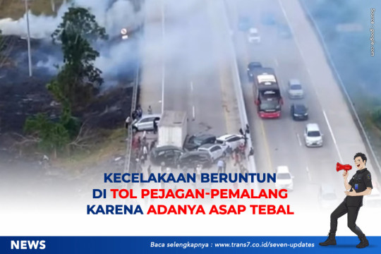 Kecelakaan Beruntun Di Tol Pejagan-Pemalang Karena Adanya Asap Tebal