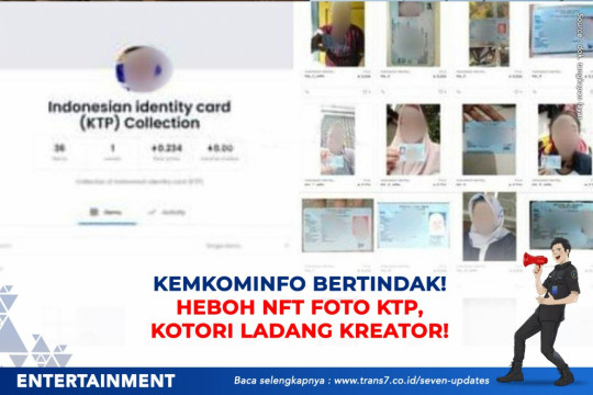 Kemkominfo Bertindak! Heboh NFT Foto KTP, Kotori Ladang Kreator