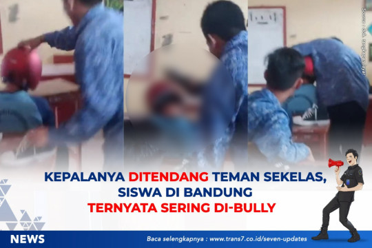 Kepalanya Ditendang Teman Sekelas, Siswa Di Bandung Ternyata Sering Di-bully