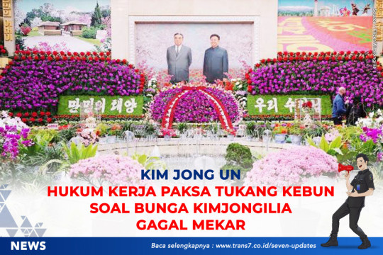 Kim Jong Un Hukum Kerja Paksa Tukang Kebun Soal Bunga KIMJONGILIA Gagal Mekar