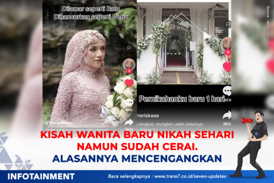 Kisah Wanita Baru Nikah Sehari Namun Sudah Cerai, Alasannya Mencengangkan