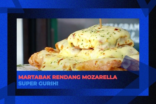 Kombinasi Unik! Martabak Rendang Mozzarella Yang Super Gurih