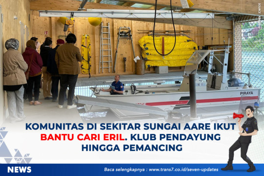 Komunitas Di Sekitar Sungai Aare Ikut Bantu Cari Eril, Klub Pendayung Hingga Pemancing