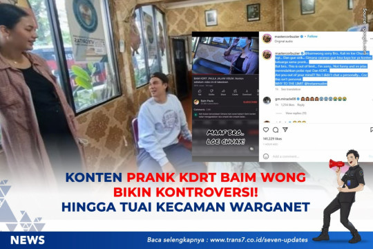Konten Prank KDRT Baim Wong Bikin Kontroversi, Hingga Tuai Kecaman Warganet