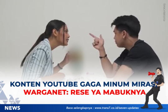Konten YouTube Gaga Minum Miras, Warganet: Rese Ya Mabuknya