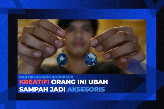 Kreatif! Orang Ini Ubah Sampah Jadi Aksesoris