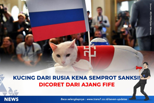Kucing Dari Rusia Kena Semprot Sanksi! Dicoret Dari Ajang FIFe