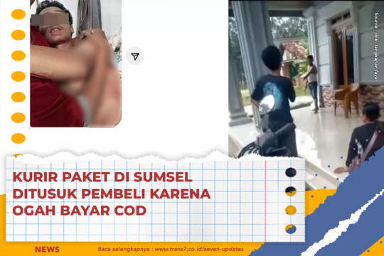 Kurir Paket Di Sumsel Ditusuk Pembeli Karena Ogah Bayar COD