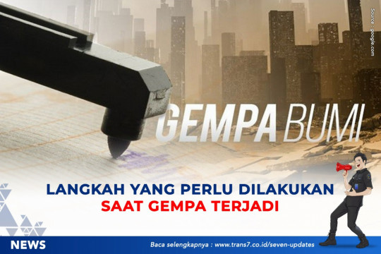 Langkah Yang Perlu Dilakukan Saat Gempa Terjadi