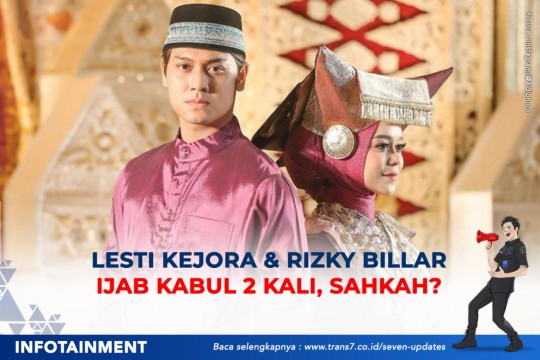 Lesti Kejora & Rizky Billar Ijab Kabul 2 Kali, Sahkah?