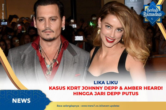 Lika Liku Kasus KDRT Johnny Depp Dan Amber Heard. Hingga Jari Depp Putus