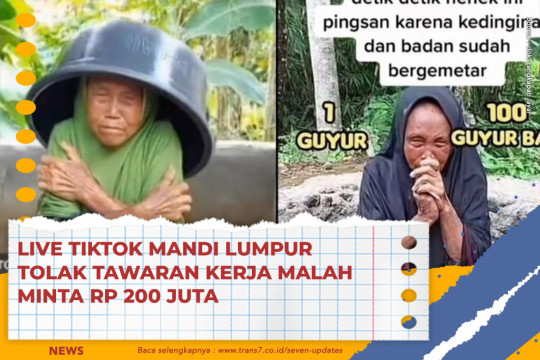 Live TikTok Mandi Lumpur Ditawari Kerja Malah Minta Rp 200 Juta