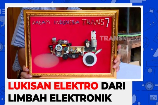 Lukisan Elektro Dari Limbah Elektronik