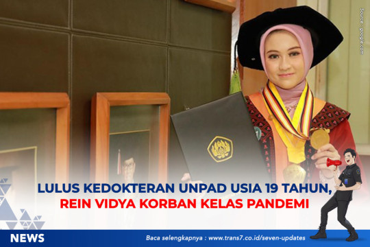Lulus Kedokteran Unpad Usia 19 Tahun, Rein Vidya Korban Kelas Pandemi Juga