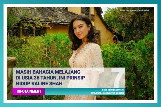 Masih Bahagia Melajang Di Usia 36 Tahun, Ini Prinsip Hidup Raline Shah