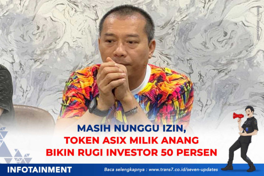 Masih Nunggu Izin, Token ASIX Milik Anang Bikin Rugi Investor 50 Persen