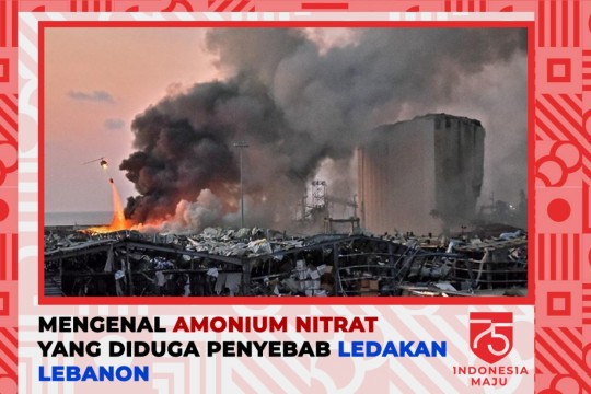 Mengenal Amonium Nitrat Yang Diduga Penyebab Ledakan Lebanon